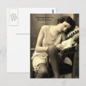 briefkaart van boekwinkel wv. (Voorkant / Achterkant)