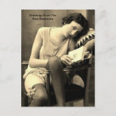 briefkaart van boekwinkel wv. (Voorkant)