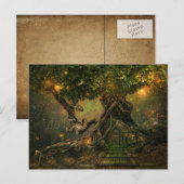 Briefkaart van bomen (Voorkant / Achterkant)