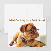 Briefkaart van Book Hound Dog (Voorkant / Achterkant)