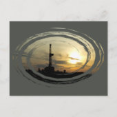 Briefkaart van boorrig (Voorkant)