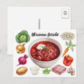 Briefkaart van Borscht (Voorkant / Achterkant)