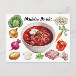Briefkaart van Borscht