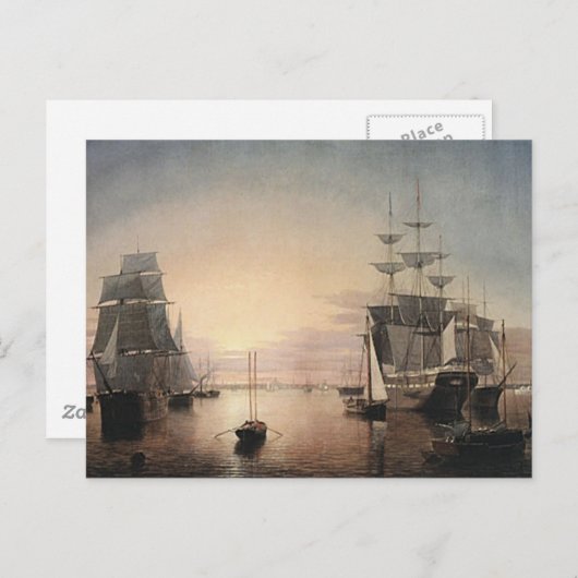 Briefkaart van Boston (Voorkant / Achterkant)