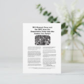 Briefkaart van Boston Tea Party - versie 2 (Staand voorkant)