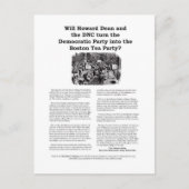 Briefkaart van Boston Tea Party - versie 2 (Voorkant)