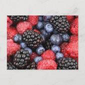 Briefkaart van bosvruchten (Voorkant)