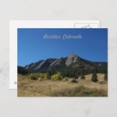 Briefkaart van Boulder Colorado (Voorkant / Achterkant)
