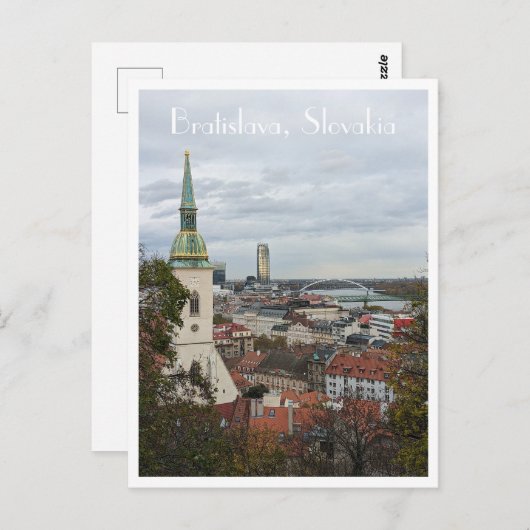 Briefkaart van Bratislava (Voorkant / Achterkant)