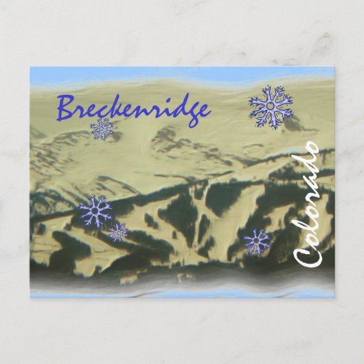 Briefkaart van Breckenridge Colorado (Voorkant)