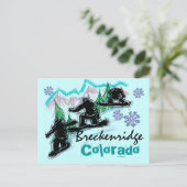Briefkaart van Breckenridge Colorado (Staand voorkant)