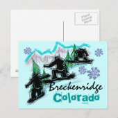 Briefkaart van Breckenridge Colorado (Voorkant / Achterkant)