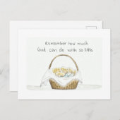 briefkaart van broden en vissen (Voorkant / Achterkant)