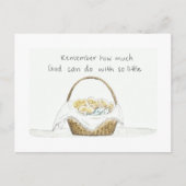 briefkaart van broden en vissen (Voorkant)