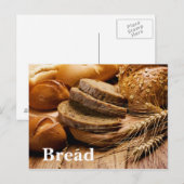 Briefkaart van brood en tarwe (Voorkant / Achterkant)