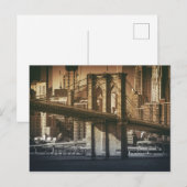 briefkaart "Van Brooklyn tot Manhattan" (Voorkant / Achterkant)