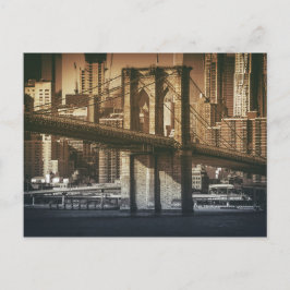 briefkaart "Van Brooklyn tot Manhattan"