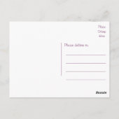 Briefkaart van bruine en witte Havanese puppy Dog (Achterkant)