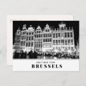 Briefkaart van Brussel (Voorkant / Achterkant)