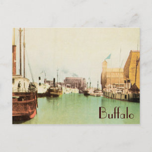  Briefkaart van Buffalo Harbor