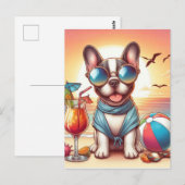 Briefkaart van Bulldog (Voorkant / Achterkant)