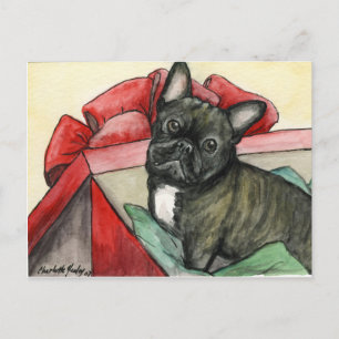 Briefkaart van Bulldog Dog Art