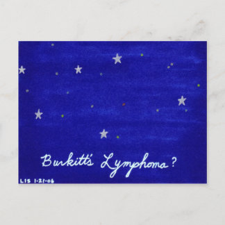 Briefkaart van Burkitt's Lymfoom