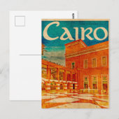 Briefkaart van Cairo (Voorkant / Achterkant)