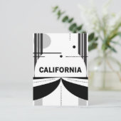Briefkaart van Californië - Bold Centered Typograp (Staand voorkant)