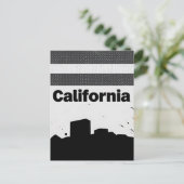 Briefkaart van Californië - Bold Centered Typograp (Staand voorkant)