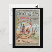 Briefkaart van Camden en Atlantic Railroad (Voorkant / Achterkant)