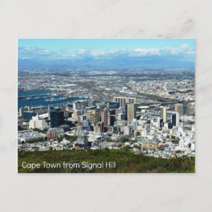Briefkaart van Cape Town van de Heuvel van het