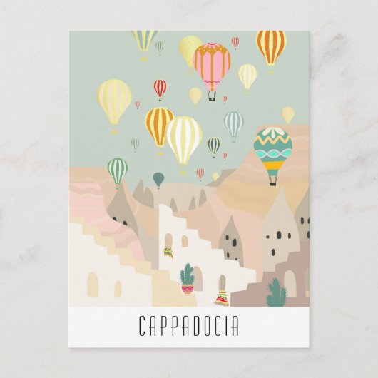 Briefkaart van Cappadocia | Kapadokya Balloon (Voorkant)