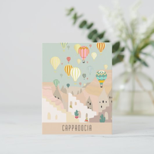 Briefkaart van Cappadocia | Kapadokya Balloon Drea (Staand voorkant)