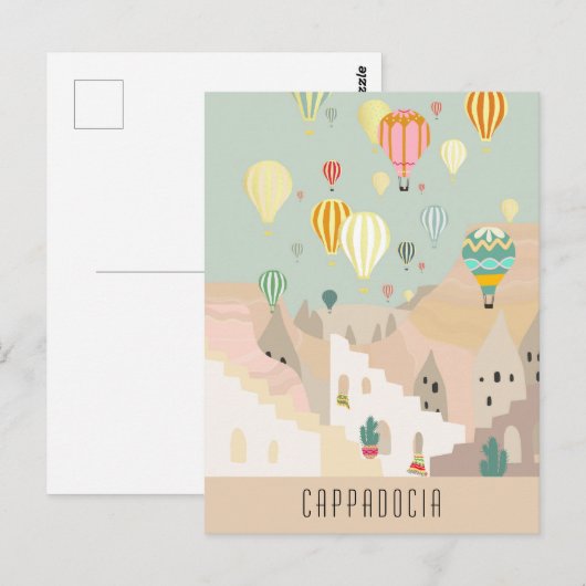 Briefkaart van Cappadocia | Kapadokya Balloon Drea (Voorkant / Achterkant)