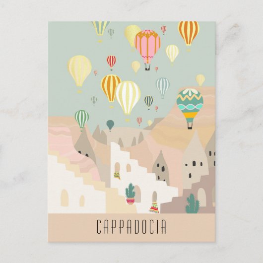 Briefkaart van Cappadocia | Kapadokya Balloon Drea (Voorkant)