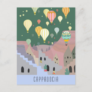 Briefkaart van Cappadocia   Kapadokya Balloon Drea