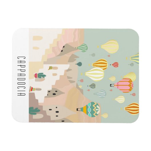 Briefkaart van Cappadocia | Kapadokya Balloon Magneet (Horizontaal)