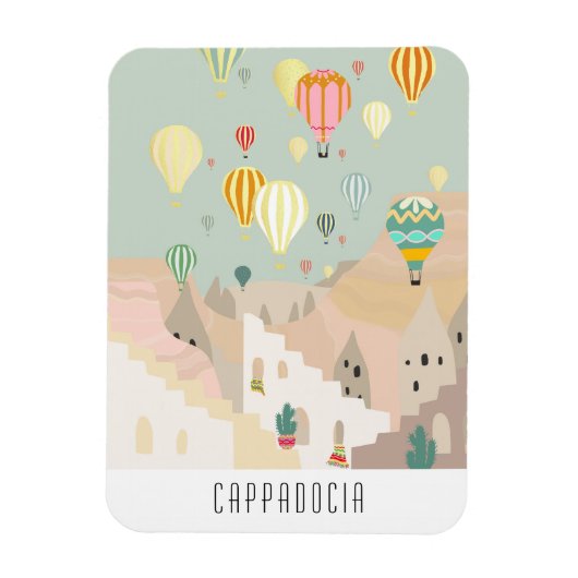 Briefkaart van Cappadocia | Kapadokya Balloon Magneet (Verticaal)