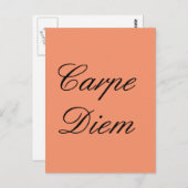 Briefkaart van Carpe Diem (Voorkant / Achterkant)