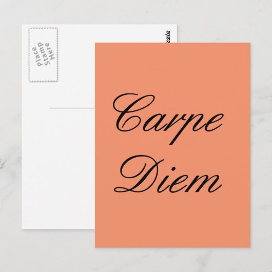 Briefkaart van Carpe Diem (Voorkant / Achterkant)