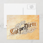 briefkaart van carpe diem (Voorkant / Achterkant)