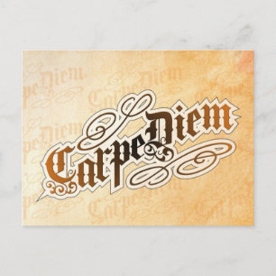 briefkaart van carpe diem
