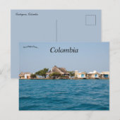 Briefkaart van Cartagena-Colombia (Voorkant / Achterkant)
