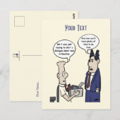 Briefkaart van Cartoon (Voorkant / Achterkant)