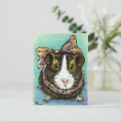 Briefkaart van cavia (Staand voorkant)