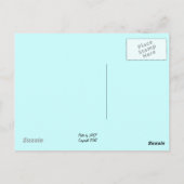 Briefkaart van Cedar Waxwing (Achterkant)