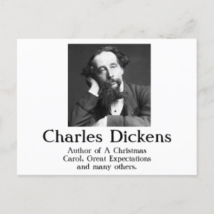 Briefkaart van Charles Dickens