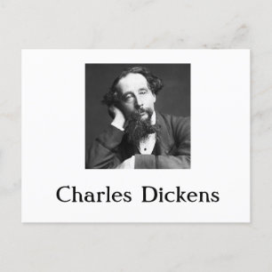 Briefkaart van Charles Dickens