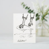 Briefkaart van chelatoren (Staand voorkant)